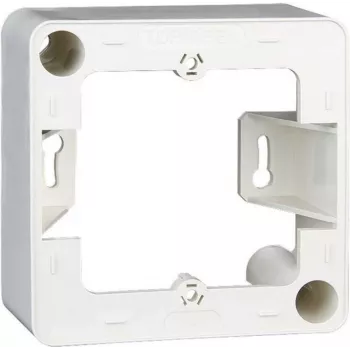 METZ CONNECT OpDAT Design keret 1 modul csavar nélküli tisztafehér RAL 9010 85x43mm