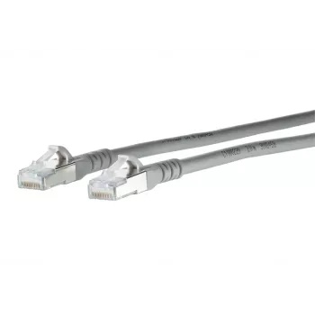 METZ CONNECT BTR 1308457533-E patch kábel RJ45 Cat.6A AWG26 S/FTP LSOH 7,5 m szürke