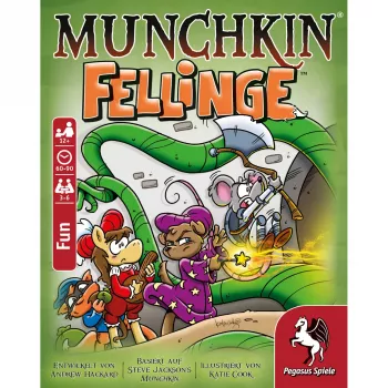 Pegasus Spiele Munchkin Fellinge (Demented Dungeons) kiegészítő kártyajáték