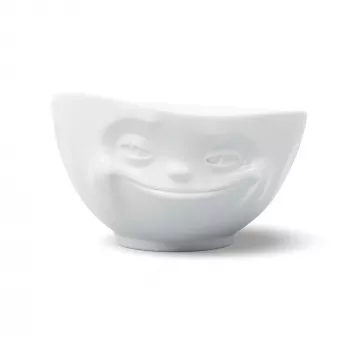 FIFTYEIGHT PRODUCTS tál 500ml - Grinning fehér
