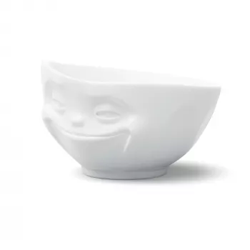 FIFTYEIGHT PRODUCTS tál 500ml - Grinning fehér