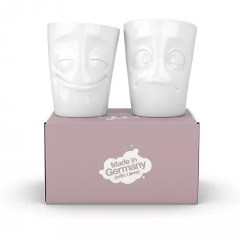 FIFTYEIGHT PRODUCTS FIFTYEIGHT 350ml bögre - Amused & Bewildered fehér