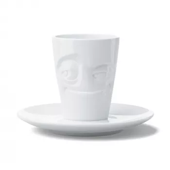 FIFTYEIGHT PRODUCTS eszpresszóscsésze füllel 80ml - Mischievous White