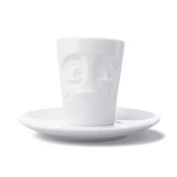 FIFTYEIGHT PRODUCTS eszpresszóscsésze füllel 80 ml - Perplexed White