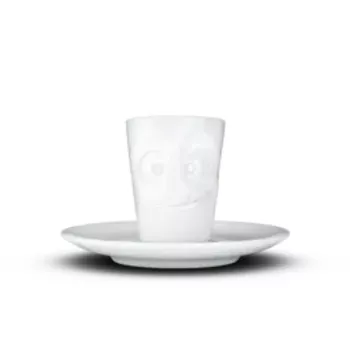 FIFTYEIGHT PRODUCTS eszpresszóscsésze füllel 80ml - Lecker White