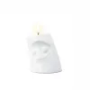 FIFTYEIGHT PRODUCTS FIFTYEIGHT Candle Snuggle CUDDLY kis gyertyatartó fehér