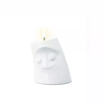 FIFTYEIGHT PRODUCTS FIFTYEIGHT Candle Snuggle CUDDLY kis gyertyatartó fehér