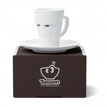 FIFTYEIGHT PRODUCTS eszpresszóscsésze füllel 80ml - Grumpy White