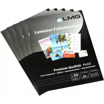 LMG lamináló fólia A4 fényes 80 mikron 25 darab