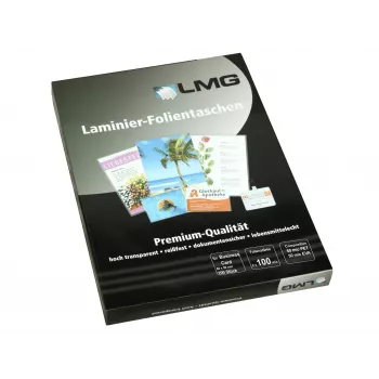 LMG lamináló fólia fényes névjegykártya mérethez 100 darab