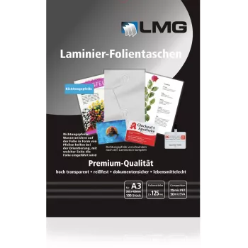 LMG lamináló fólia A3 fényes 125 mikron 100 darab
