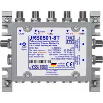 JULTEC JRS0501-8T 8-as multiswitch műholdas és földi TV-hez