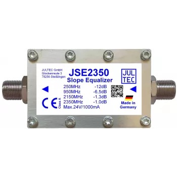 JULTEC JSE2350 szélessávú SAT-ZF vezeték-kiegyenlítő, 1 jelút, F-típus, 75 Ohm