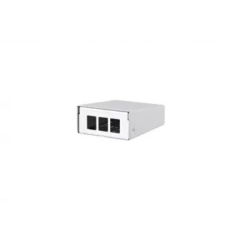 Metz Connect Keystone felületi ház 3 port tiszta fehér, fedél nélkül