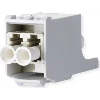 METZ CONNECT OpDAT LC duplex multimódusú modul, kerámiaferrula, bézs