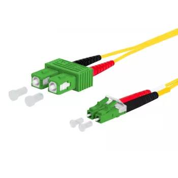 METZ CONNECT OpDAT patchkábel SC-D APC/LC-D APC OS2 1,0 m - egymódusú szál