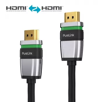 PureLink Ultimate Series ultra nagy sebességű HDMI kábel Ethernet-támogatással 1,0 m, háromszoros árnyékolás, fekete, 8K 60Hz