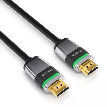 PureLink Ultimate Series ultra nagy sebességű HDMI kábel Ethernet-támogatással 1,0 m, háromszoros árnyékolás, fekete, 8K 60Hz