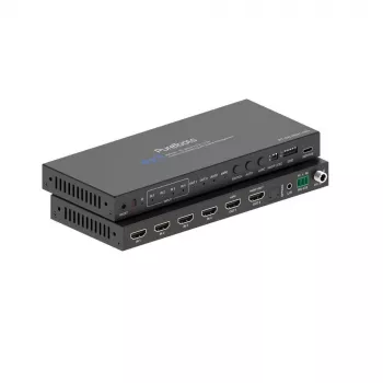 PureLink 4x1 HDMI 2.1 switch - 48Gbps - 8K 60Hz 4:2:0 12-bit audio de-embedding és KVM switch - 4 portos