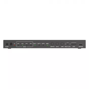 PureLink 4x1 HDMI 2.1 switch - 48Gbps - 8K 60Hz 4:2:0 12-bit audio de-embedding és KVM switch - 4 portos