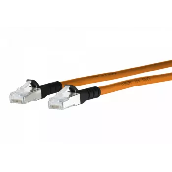 METZ CONNECT 1308452001-E Cat6a SF/UTP Ethernet patchkábel 2 m narancssárga