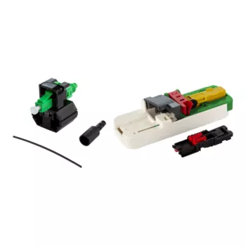METZ CONNECT LC-OS2 szimplex optikai patchkábel, 2m, zöld, 20 darabos csomag