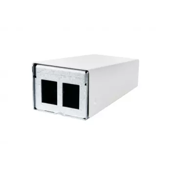 METZ CONNECT 130861-0202KE optikai fali csatlakozóaljzat LC-Duplex OM4 2-port fehér