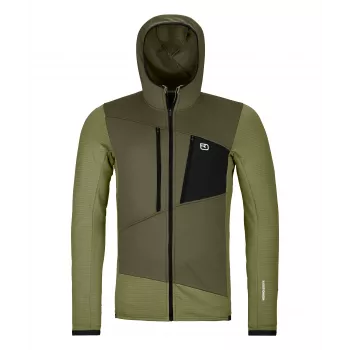 Ortovox Fleece Grid kapucnis pulóver Wild Herbs M