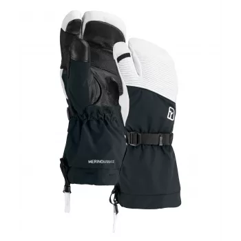 Ortovox Freeride 3 Finger kesztyű Pro - Black Raven/Black, L méret