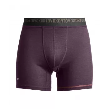 Ortovox 185 Rock N Wool Boxer - Dark Wild Berry, L méret