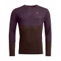 Ortovox 185 Rock N Wool Long Sleeve - Dark Wild Berry, M méret