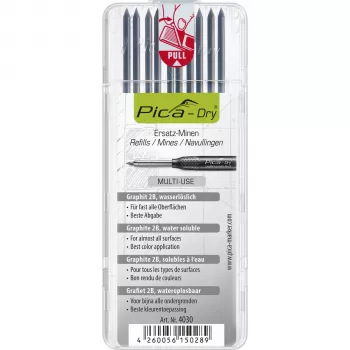 Pica DRY utántöltő grafit 2B 2,8 mm 120 mm 10 betét