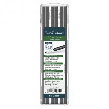 Pica BIG DRY Stonemason Leads 10H – 12-es csomag, 2x5 mm, grafit