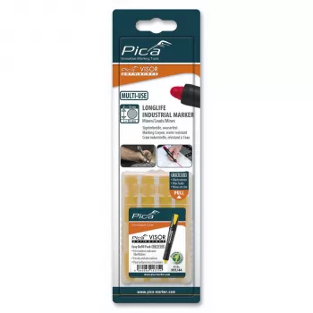 Pica VISOR Permanent Replacement Refills Yellow (10 csomag) – SB