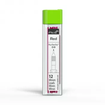 PICA-MARKER Pica Fine-Dry Refills Red – 8 betét, 2,8 mm, 125 mm