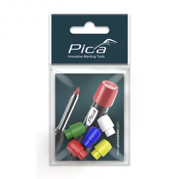 PICA-MARKER Pica tartozékkészlet színes kupakok Pica-Dryhoz