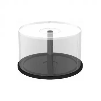 MEDIARANGE BOX42 lemeztartó orsó tok - 50 lemez - átlátszó - műanyag - 120 mm - 1 darab
