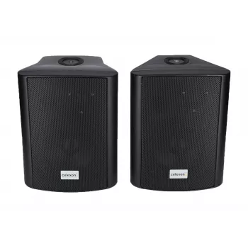 celexon 525-B aktív hangfal szett 2 utas, 2 x 30 W RMS, fali tartókkal, fekete (1000003398)
