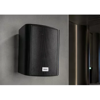celexon 525-B aktív hangfal szett 2 utas, 2 x 30 W RMS, fali tartókkal, fekete (1000003398)