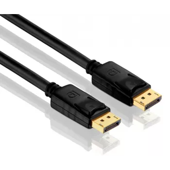 PureLink PureInstall DisplayPort kábel 7,5m - DisplayPort 1.2 4K 60Hz - aranyozott dugók - fekete