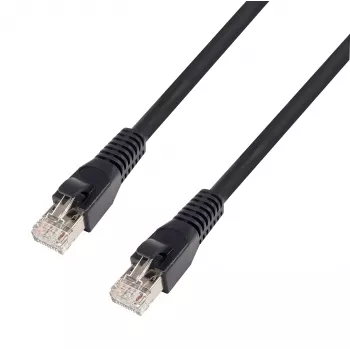 TTL 1812-HD-1 Cat.6a HDBaseT patch kábel 1 m fekete