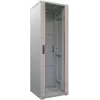 IT-BUDGET 19-Inch Network Cabinet SRK - 38U - 600x600 mm - Tempered Glass Door - Pre-assembled - Light Grey (RAL 7035)