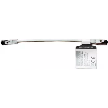 IT-BUDGET Full Copper Premium patchkábel - Flex AWG 26 - Cat.8.1 - 2000 MHz - halogénmentes - PoE+ - 40 Gbit - szürke - 0,5 m (90ITBFLEX81PK050G)