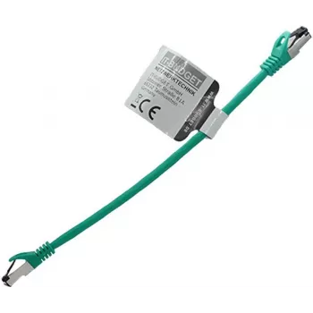 IT-BUDGET Full Copper Premium patchkábel - Flex AWG 26 - Cat.8.1 - 2000 MHz - halogénmentes - PoE+ - 40 Gbit - zöld - 0,5 m (90ITBFLEX81PK050GR)
