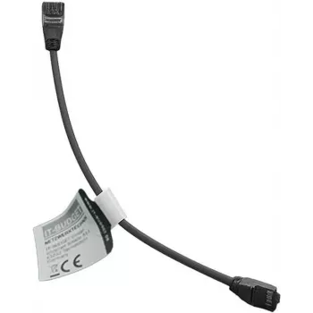 IT-BUDGET Full Copper Premium patchkábel - Slim AWG 28 - Cat.8.1 - 2000 MHz - halogénmentes - PoE+ - 40 Gbit - fekete - 0,25 m