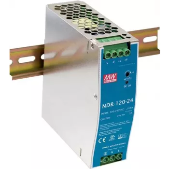 Meanwell NDR-120-12 DIN-sínes tápegység 12V 10A 120W