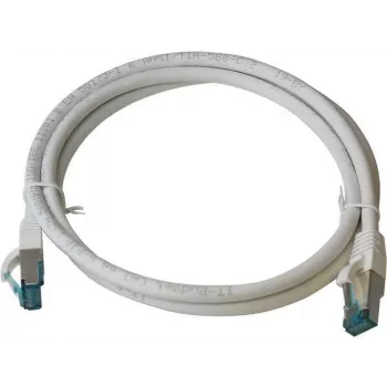 IT-BUDGET Full Copper Premium patchkábel - Cat.6A - 500 MHz - halogénmentes - PoE+ - AWG 26/7 - fehér - 25 m