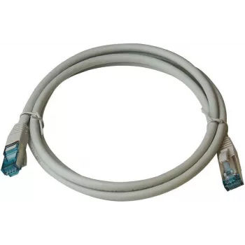 IT-BUDGET Premium patchkábel Cat.6A 500 MHz halogénmentes PoE+ AWG 26/7 szürke 30 m