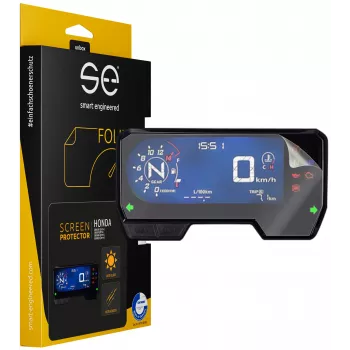 smart.engineered SE-DCP-2-0102-0048-1-M Display Protection Film for Honda CBR650R, CB650R, CBR500R, CB500F/X (2019+) - Transparent