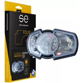 smart.engineered SE-DCP-2-0102-0064-1-M Display Protection Film for Kawasaki Motorcycles - Transparent